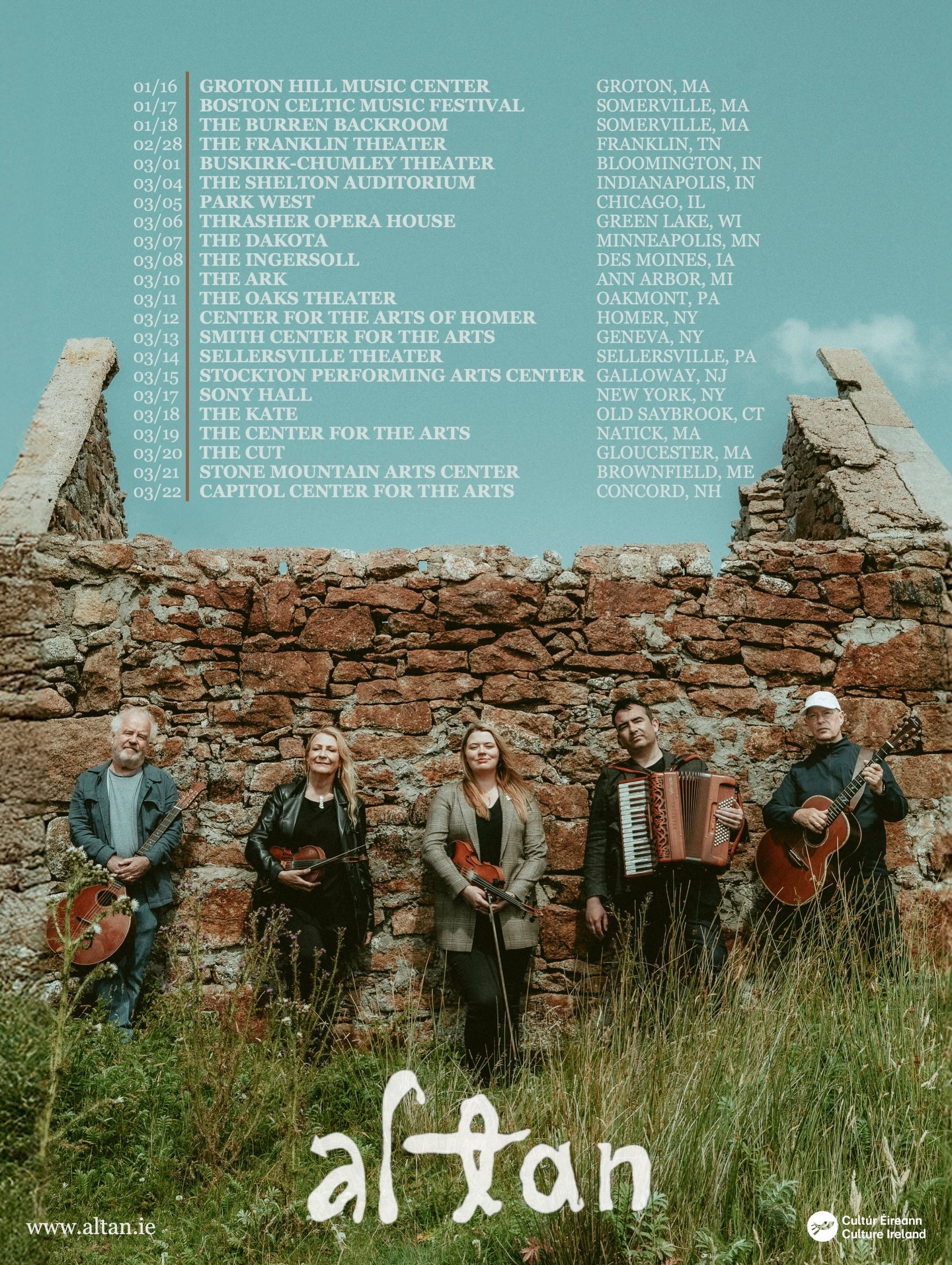 Altan Tour Poster 2026